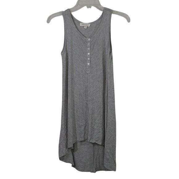 Tara By Vince Camuto Heather Gray Sleeveless High-Low Tank Top Women Size XXS - Picture 1 of 7
